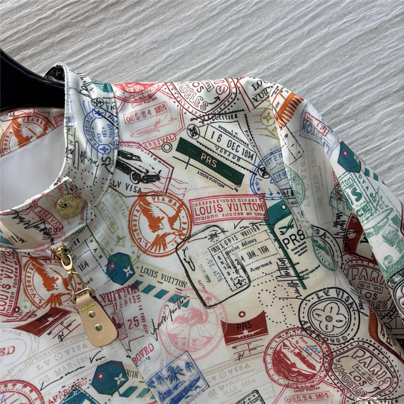 l0vis Vvtt0n lv stand collar jacket