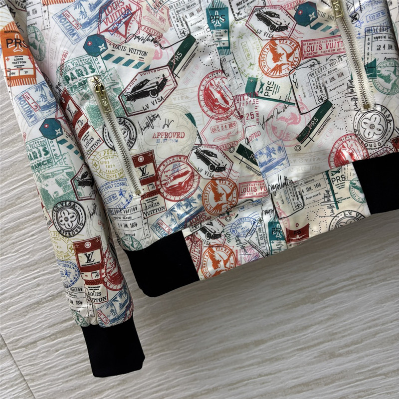 l0vis Vvtt0n lv stand collar jacket