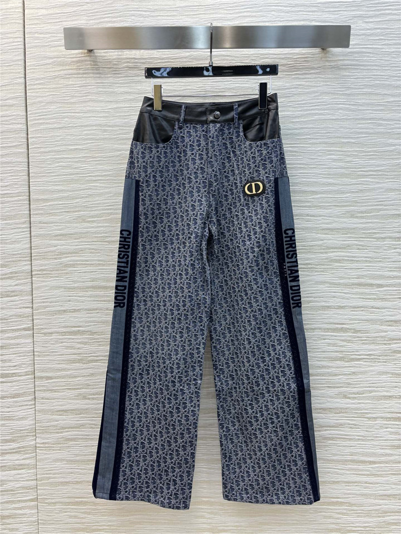 D10r wide-leg denim pants