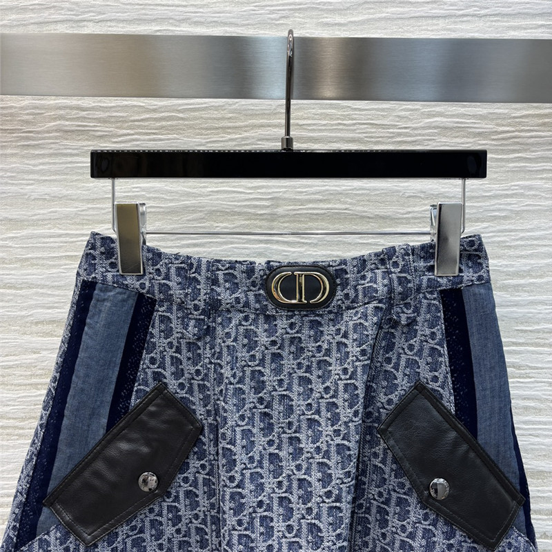 D10r denim long skirt