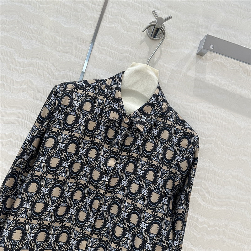 Vanitoo printed silk shirt