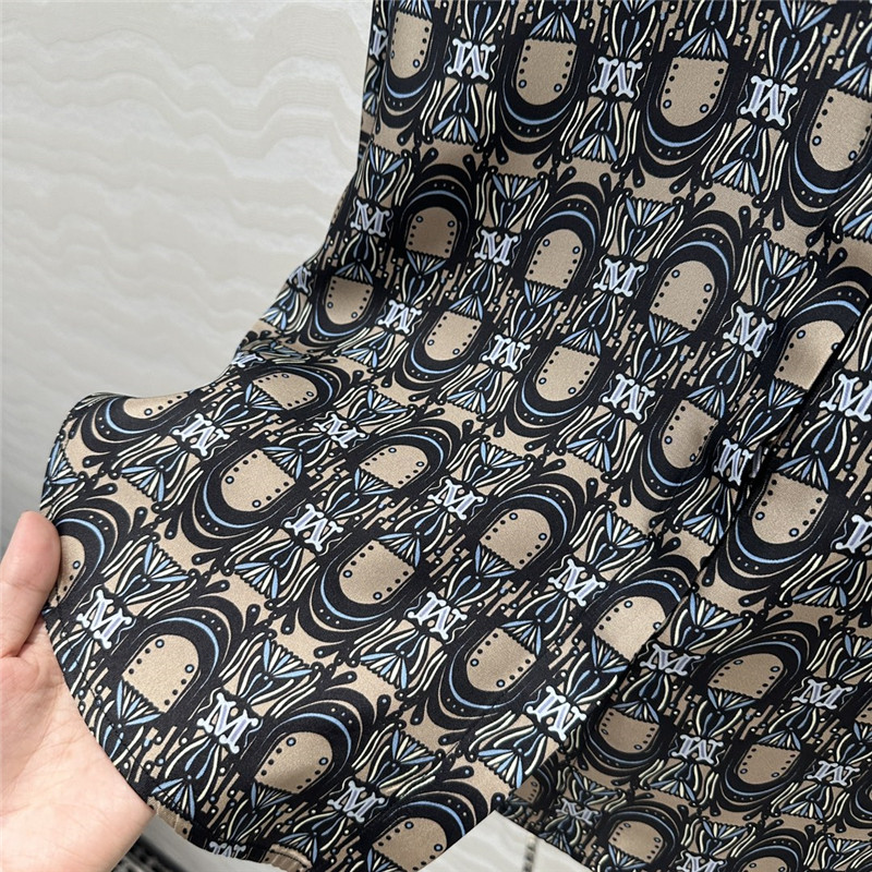 Vanitoo printed silk shirt