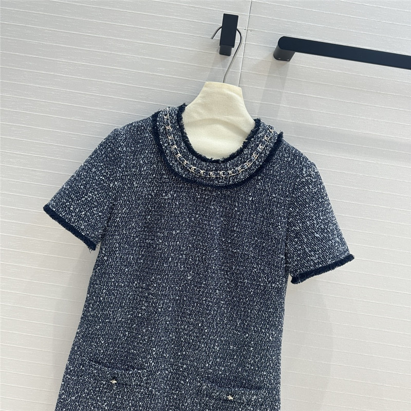 Balmain denim blue dress