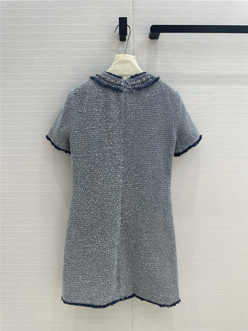 Balmain denim blue dress