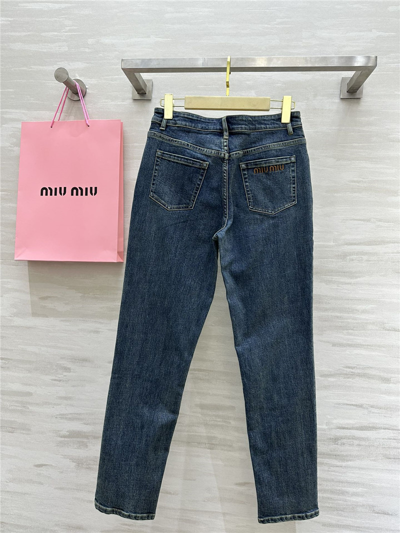 M1um1u low-rise skinny jeans