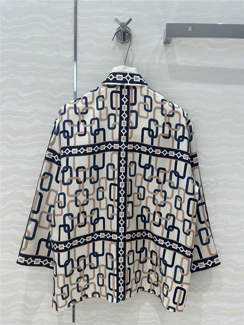 Vanitoo printed silk shirt
