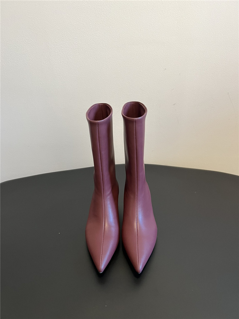 Jil Sander Calfskin Heel Boots