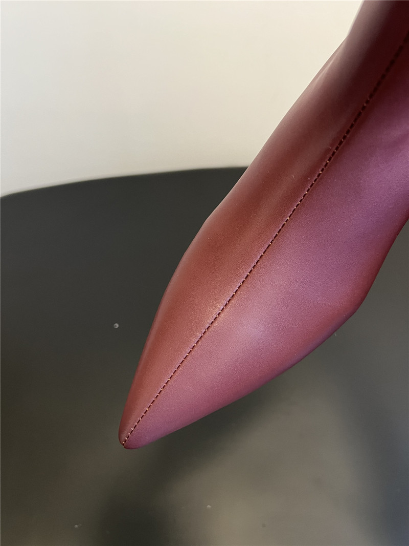 Jil Sander Calfskin Heel Boots