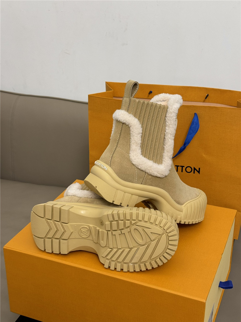 l0vis Vvtt0n ruby flat ranger boots in beige