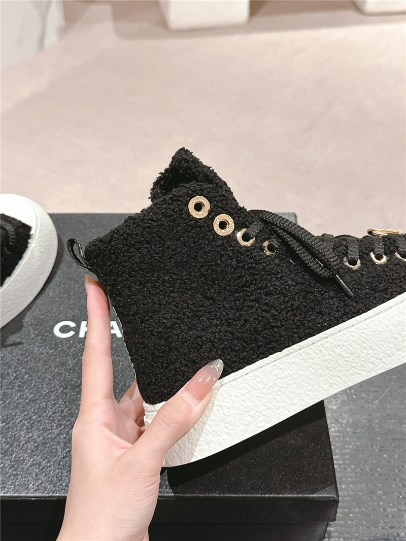 Ch**el high top sneakers black