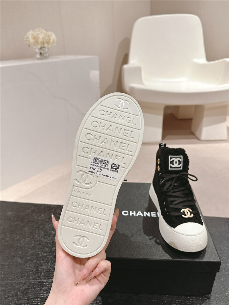 Ch**el high top sneakers black