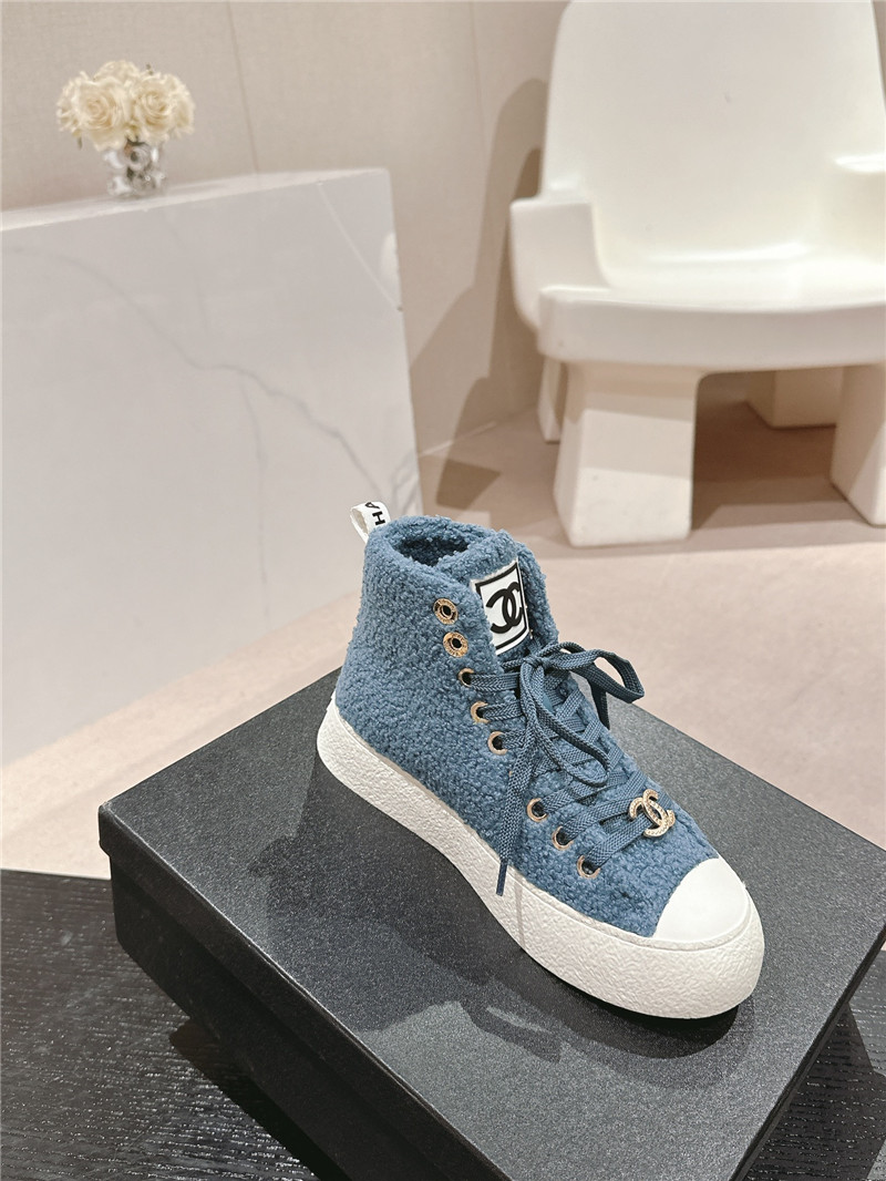 Ch**el high top sneakers blue