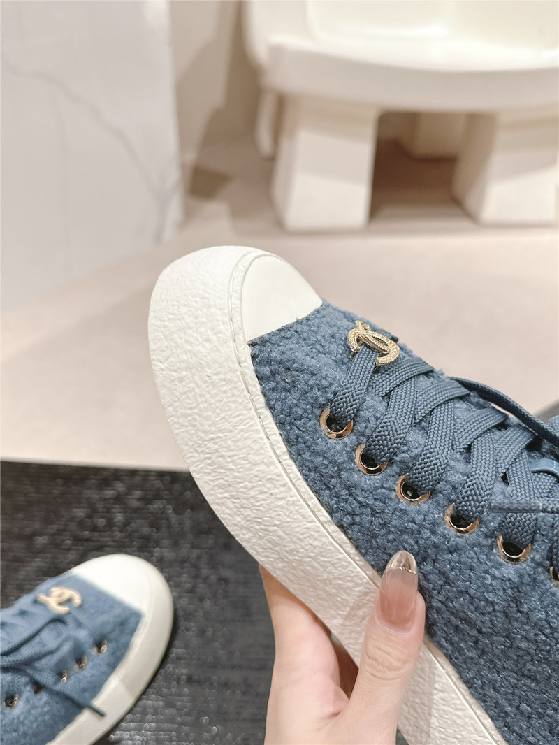 Ch**el high top sneakers blue