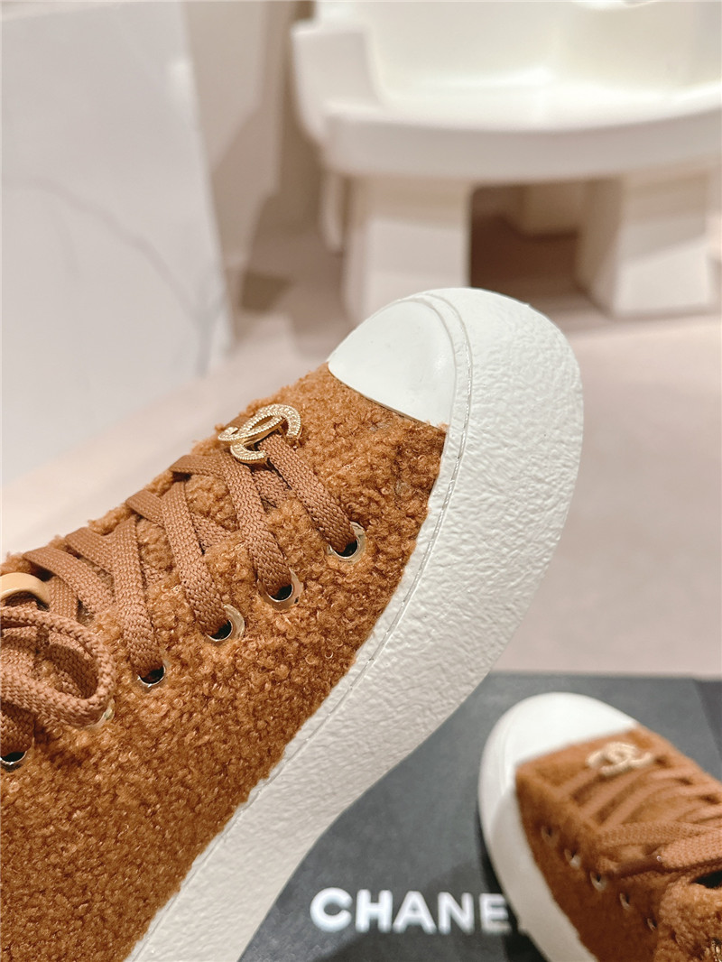 Ch**el high top sneakers brown