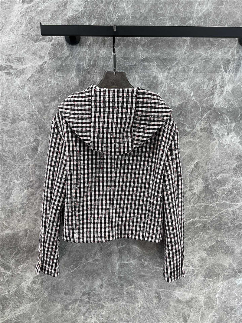 Ch**el drawstring hooded jacket