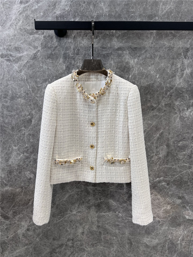 M1um1u coarse floral jacket + skirt set