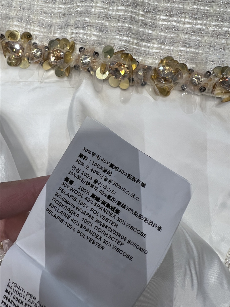 M1um1u coarse floral jacket + skirt set