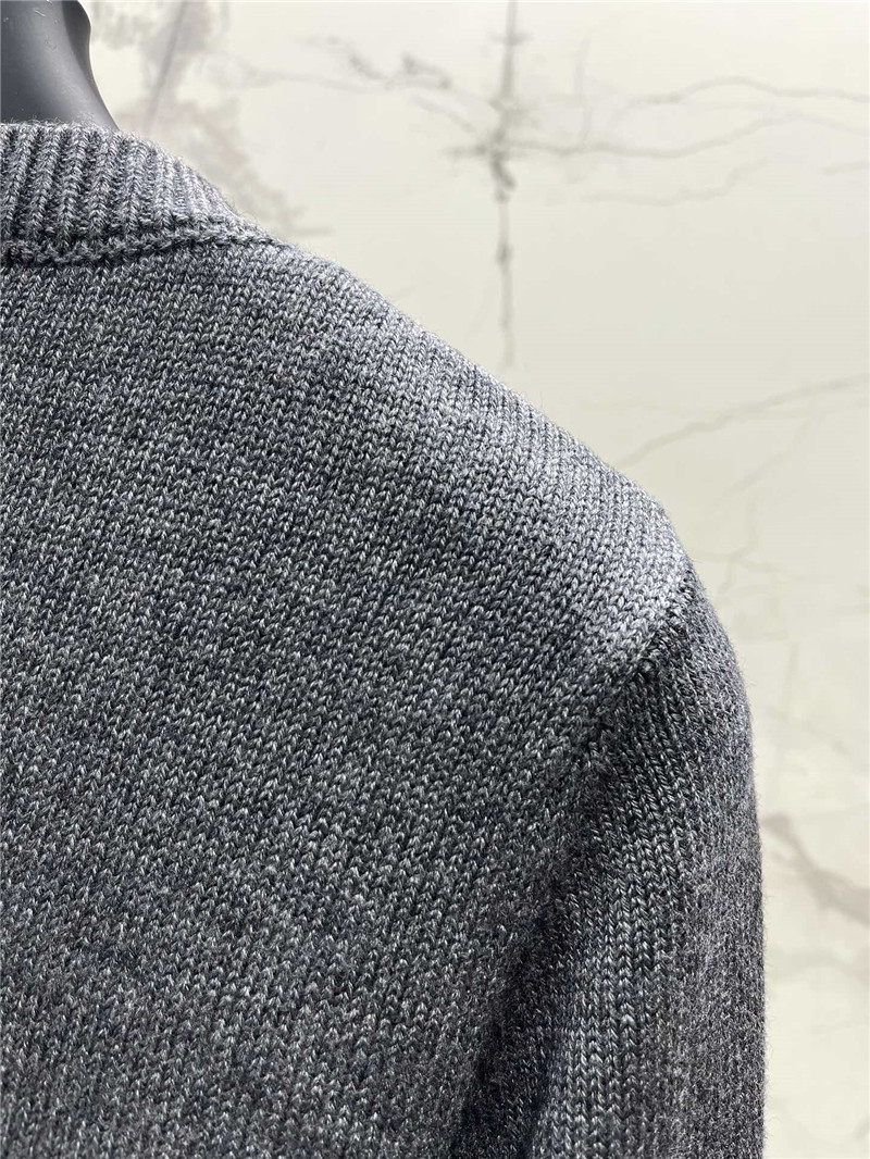 Va1e*ntin0 wool feather trim cardigan grey