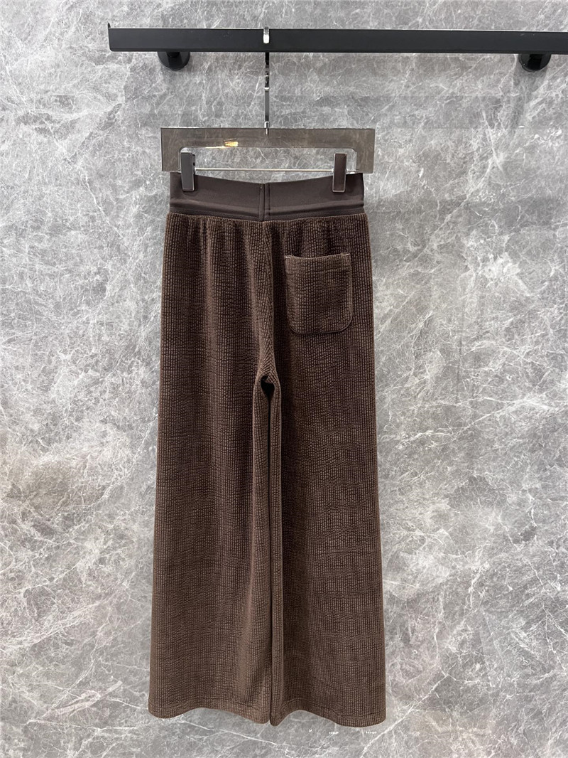 M1um1u wide-leg straight casual pants