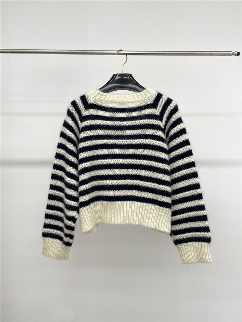 Ce1i*e marinière mohair and silk sweater