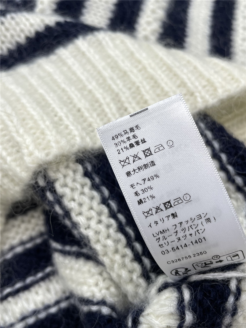 Ce1i*e marinière mohair and silk sweater