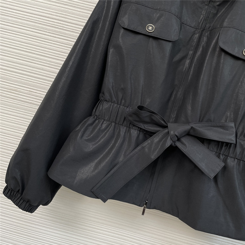 Ch**el hooded cotton jacket