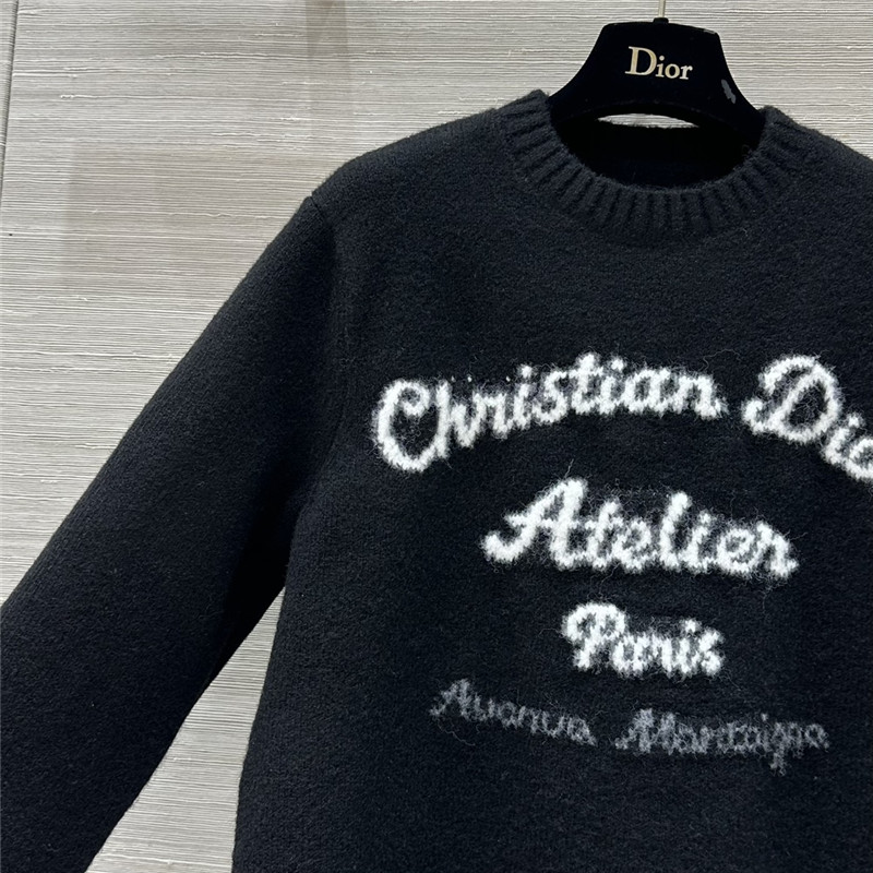 chr1st1an D10r atelier knit sweater black