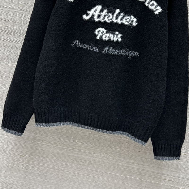 chr1st1an D10r atelier knit sweater black