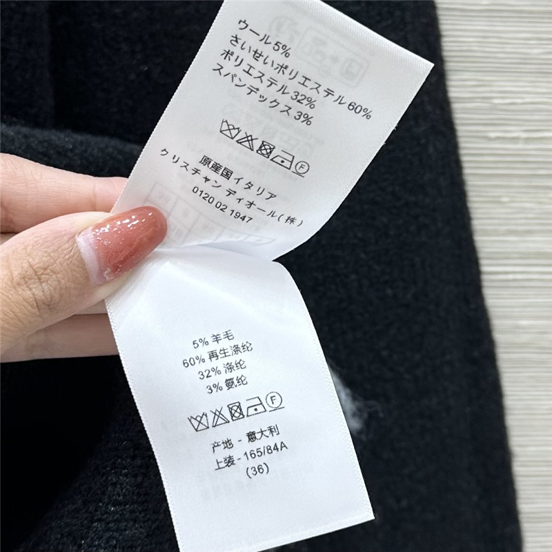 chr1st1an D10r atelier knit sweater black