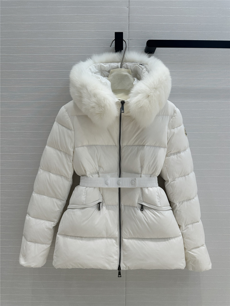Moncler short hooded down jacket