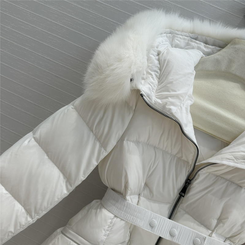 Moncler short hooded down jacket