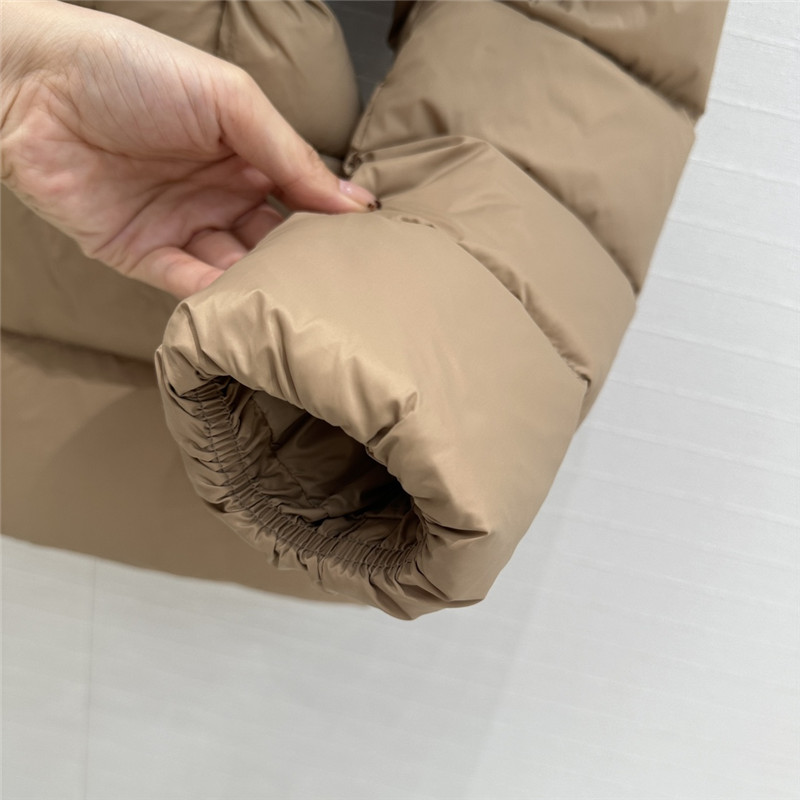 Moncler short hooded down jacket