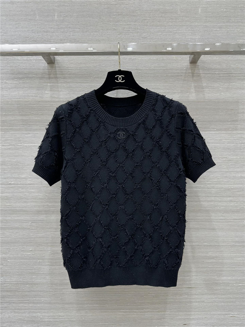 ch**el D1am0nd blend wool top black
