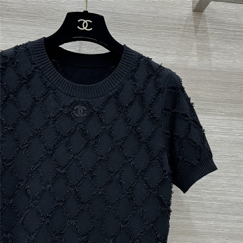 ch**el D1am0nd blend wool top black