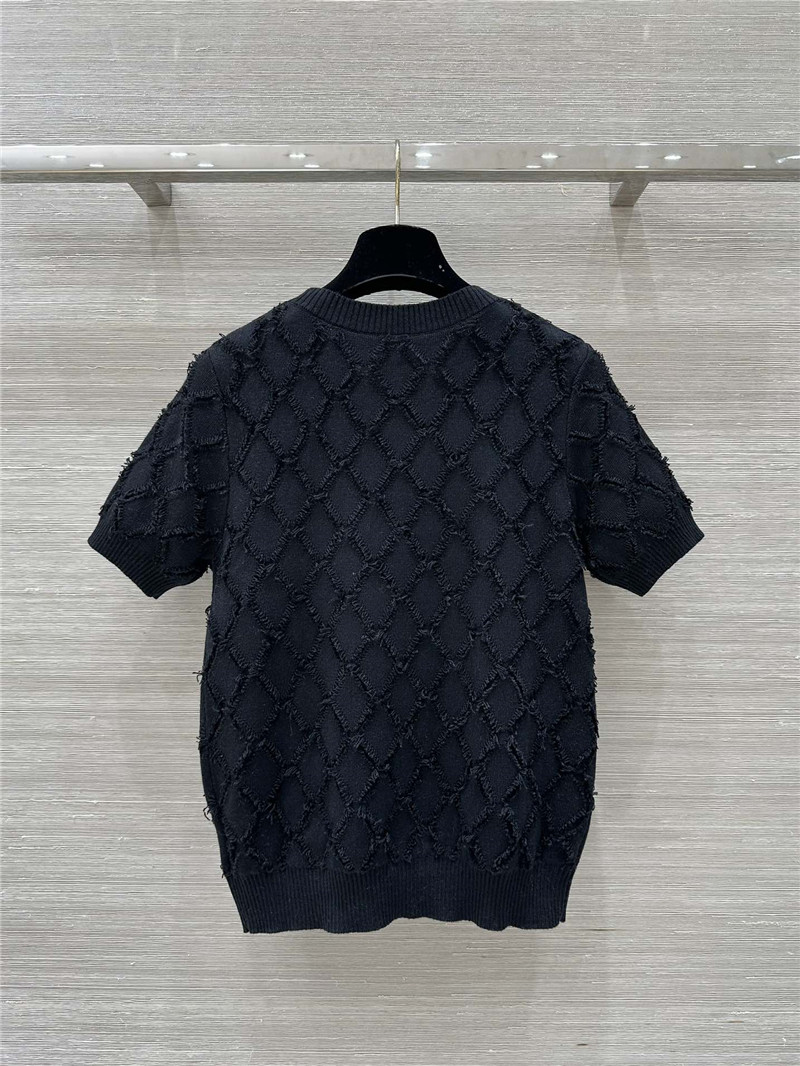 ch**el D1am0nd blend wool top black