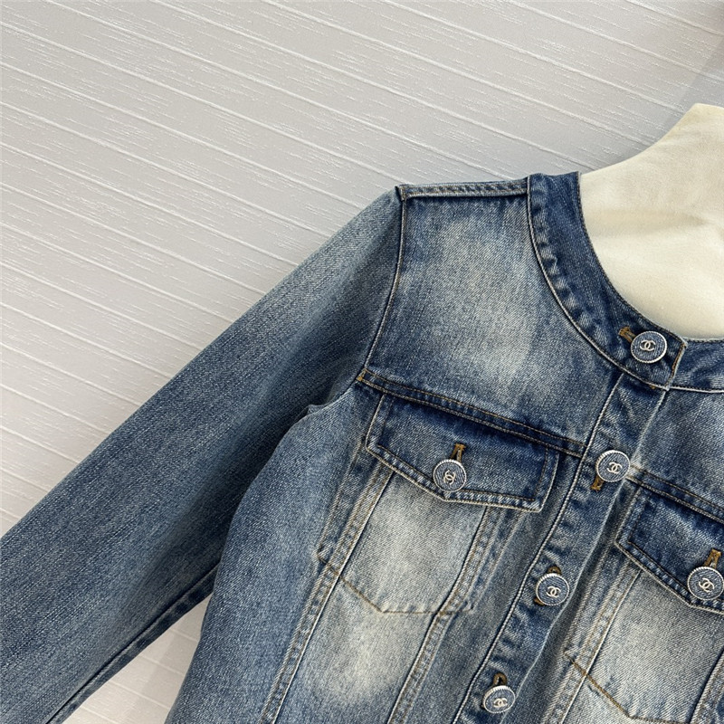 Ch**el denim jacket small coat