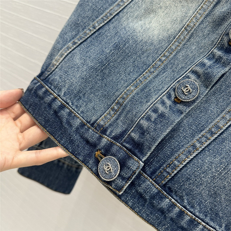 Ch**el denim jacket small coat