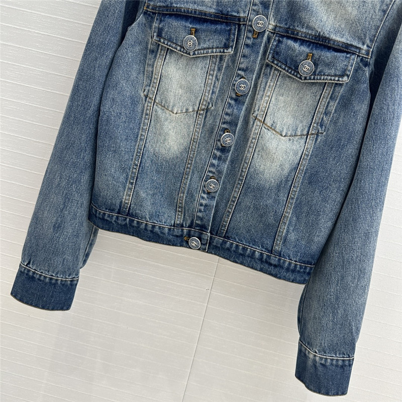 Ch**el denim jacket small coat
