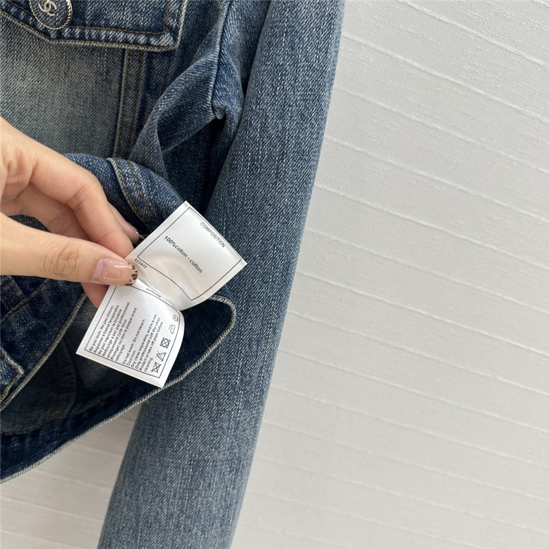 Ch**el denim jacket small coat