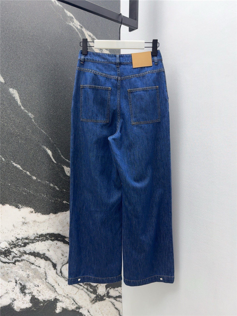 L0ew* high waist straight pants