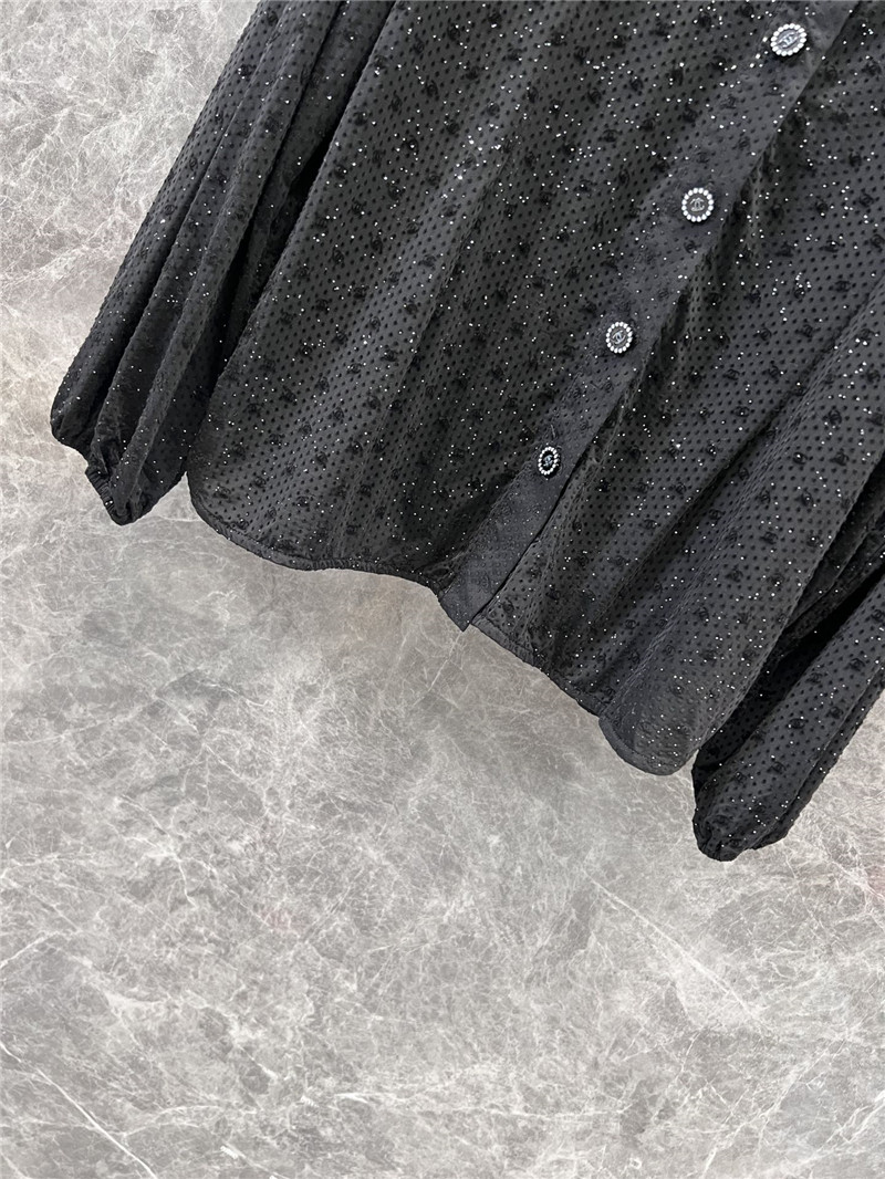 Ch**el lapel long sleeve shirt