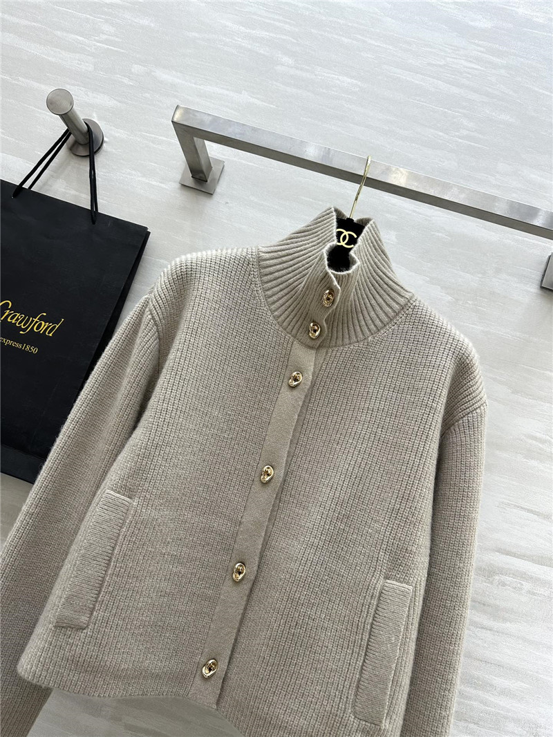 b0tt*ga Ven*ta turtleneck cardigan beige