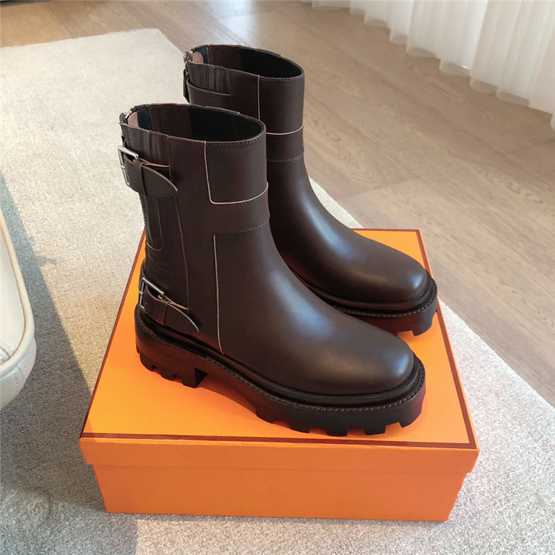 H**me5 jaimy ankle boots in calfskin