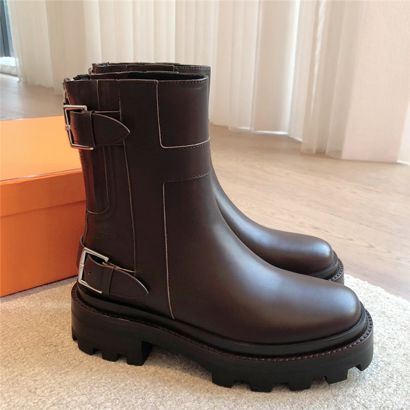 H**me5 jaimy ankle boots in calfskin