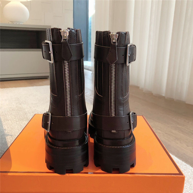 H**me5 jaimy ankle boots in calfskin