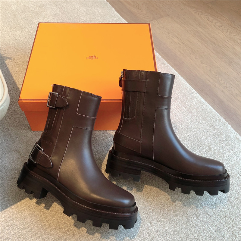 H**me5 jaimy ankle boots in calfskin