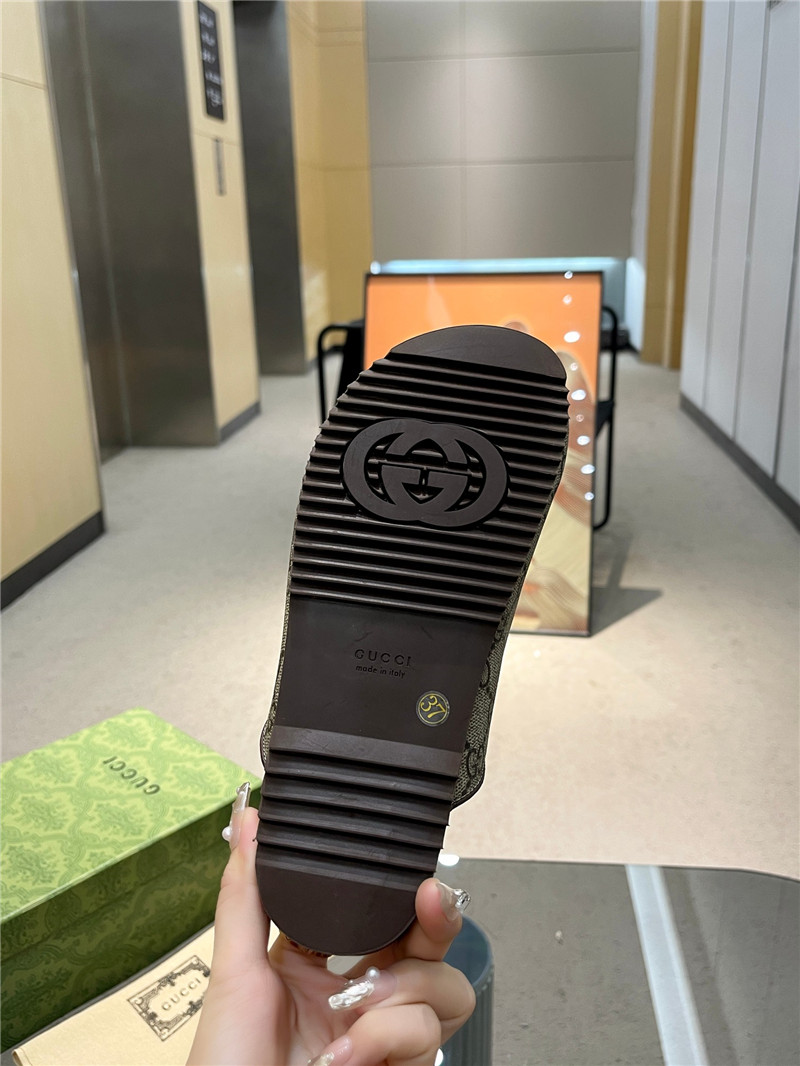 Gvc*1 horsebit mule grey gg print