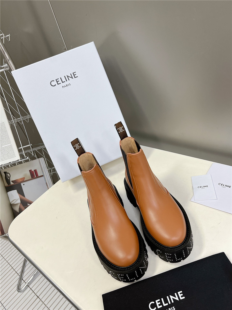 Ce1i*e chelsea leather boots