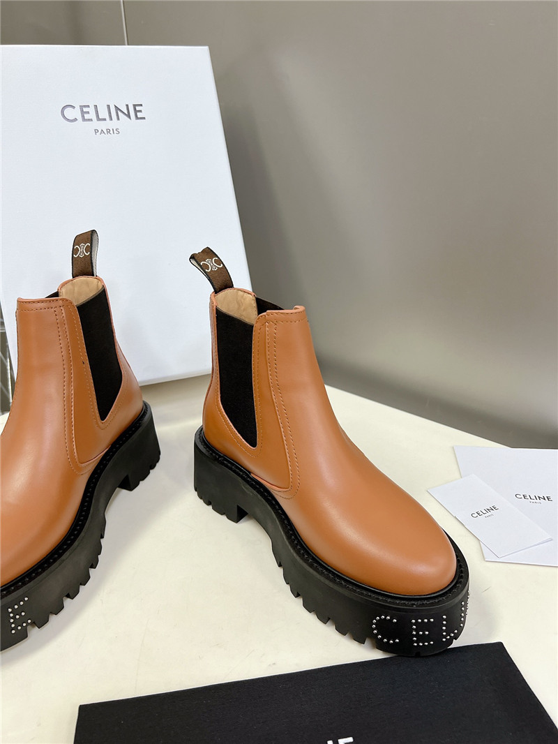 Ce1i*e chelsea leather boots