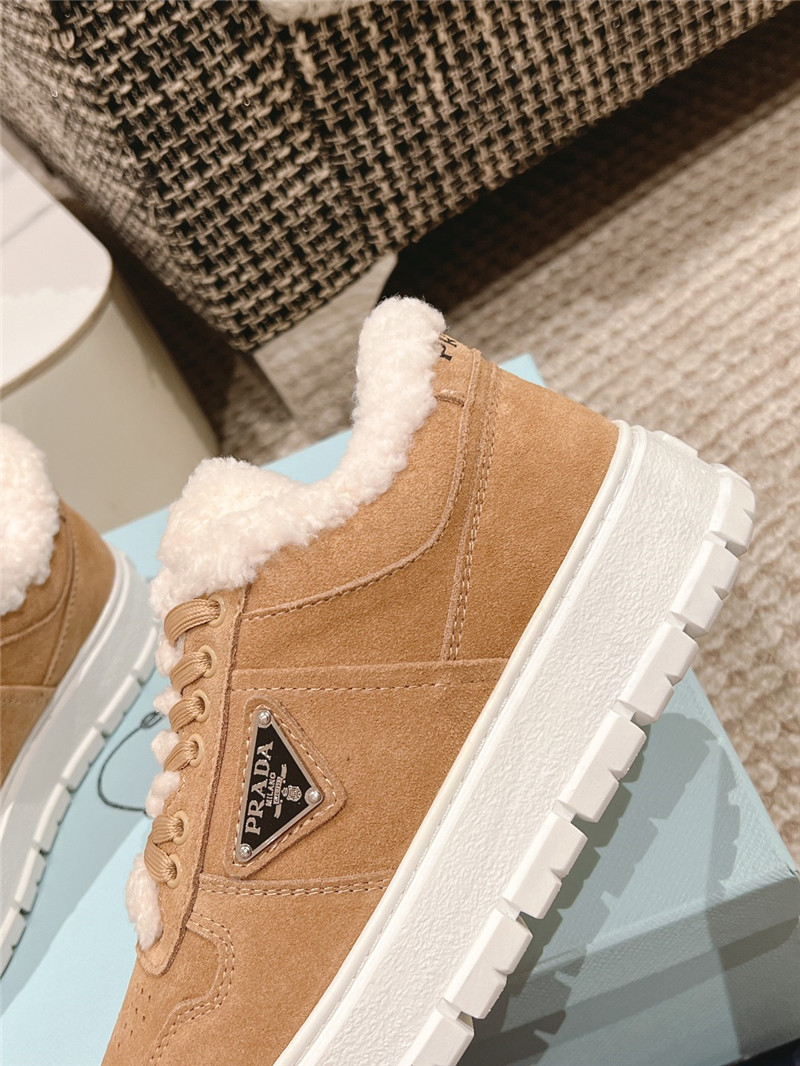 Pra*a suede winter platform sneakers